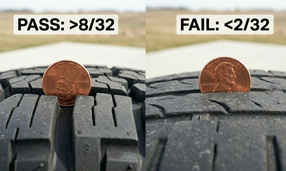 The Penny Test: Is Your Tire Safe?