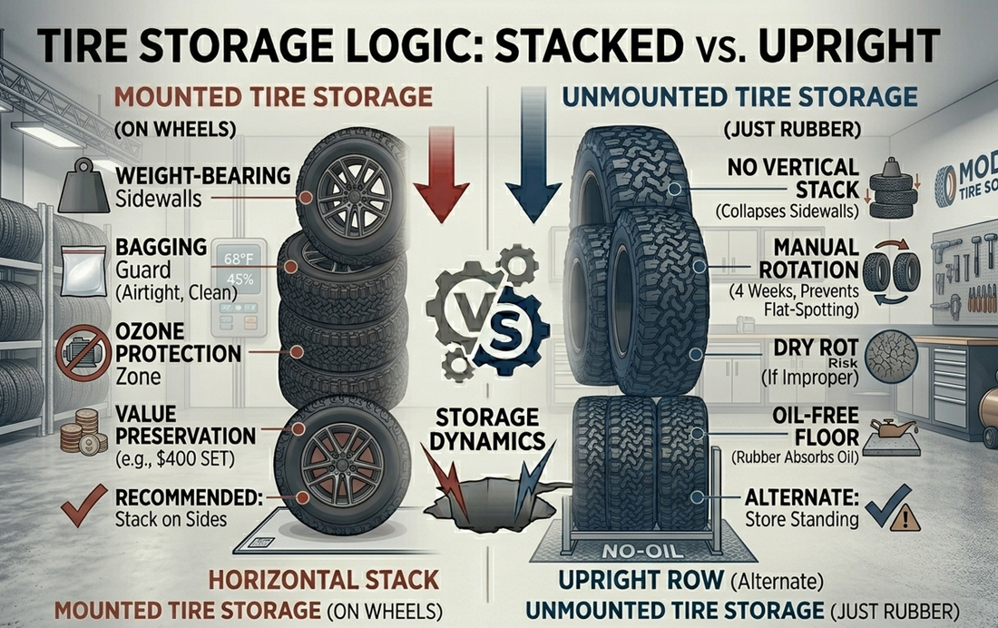 Storage 101: How to Preserve Your Tires (and Your Wallet)