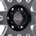 89-9063BKX ULT GLOSS BLACK BOLT-ON CAP FOR 6X135