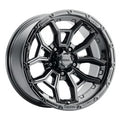 125-7973BK12 17X9 5X5.00 (-12) ULT 125BK Warmonger 5 (HB 78)