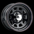 5258050 15X8 5X5.00 (-19) PAC 342B Black Daytona (HB 83.82)