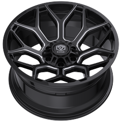 302BM-2226844 22X12 6X135 / 6X5.50 (-44) EDG 302BM (HB 106.2)
