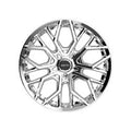 CHROME BOLT ON COVER CAP WITH BLACK EMBLEM AND BRUSHED "MOTIV" LOGO FOR MOTIV 441