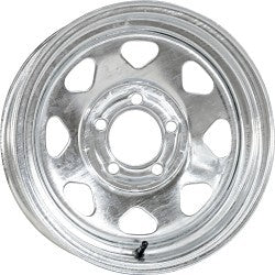 28GA-4612 14X5.5 5X4.50 (+00) PAC 28GA Galvanized Spoke Trailer (HB 81.03)