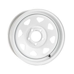 310W-5512 15X5 5X4.50 (+00) PAC 310W White Spoke Trailer (HB 81.03)